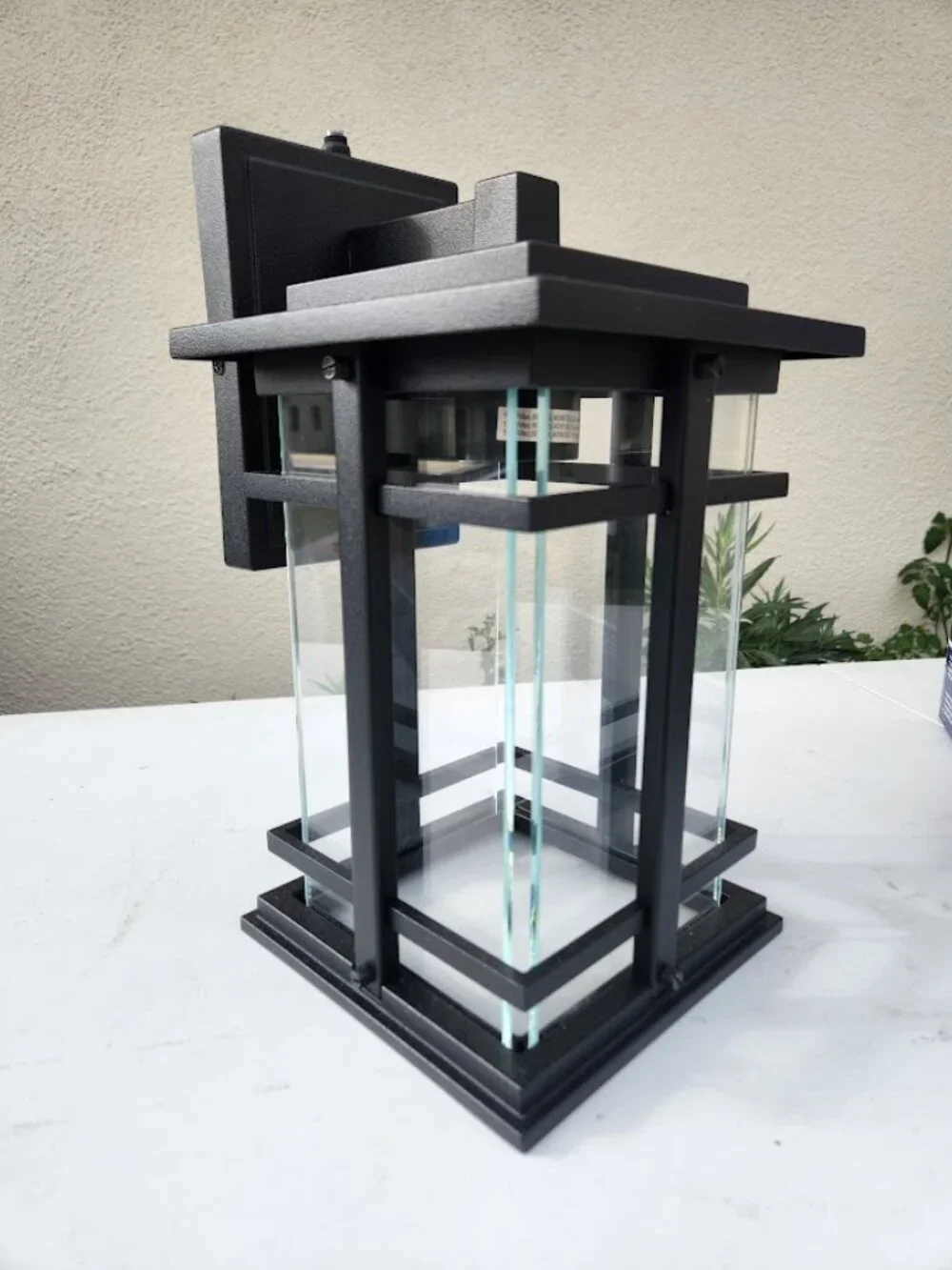 NEW Lutec Craftsman Outdoor Coach Light Lantern Lighting Wall Hardwired Electric